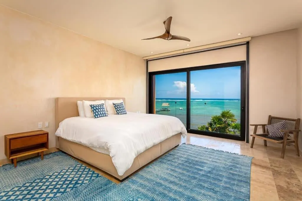 Stylish Apartment 3Br Beachview Villa Rooftop & Concierge Tulum